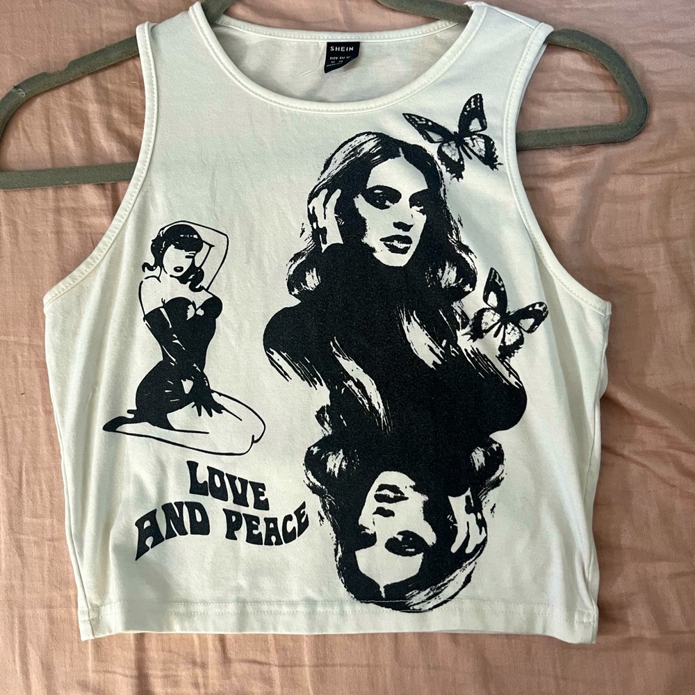 graphic tank top
